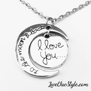 I Love You to the Moon and Back Necklace
